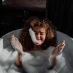 relaxing adult bubble bath